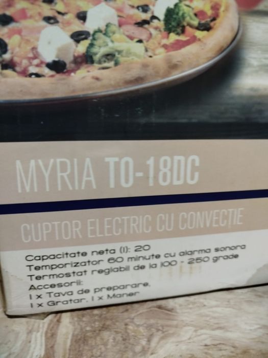 Cuptor electric cu Convecție Myria – 1400W, 20L