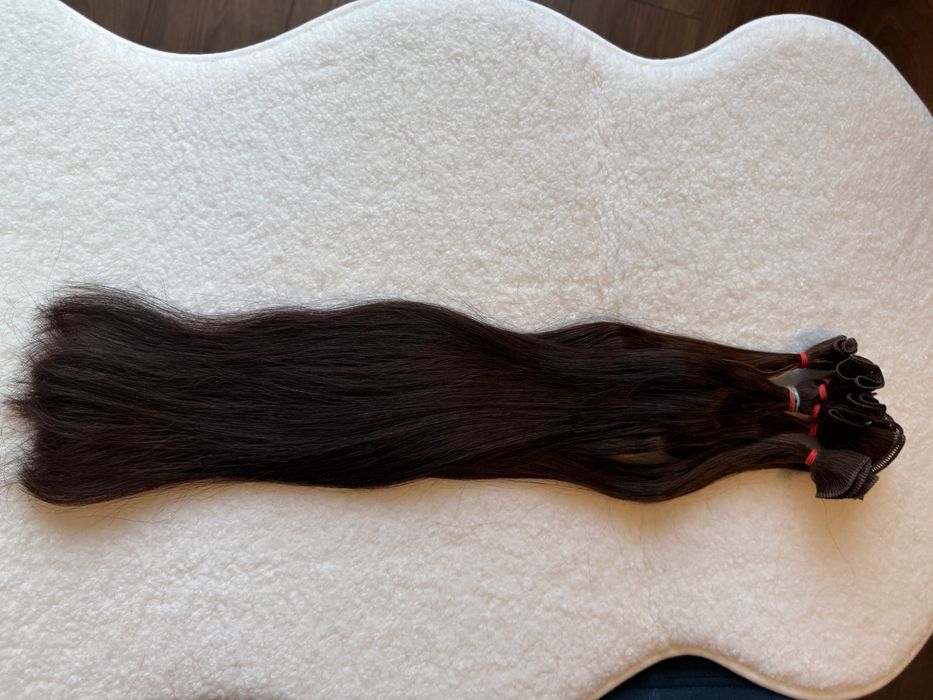 Естествена коса ръчно тресирана 200 гр