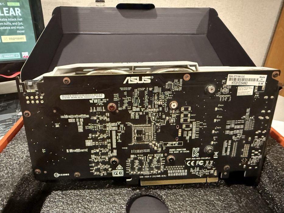 видеокарта Asus 1060