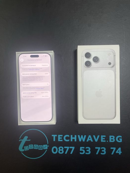 Apple iPhone 17 Pro Max 512GB Silver 100%