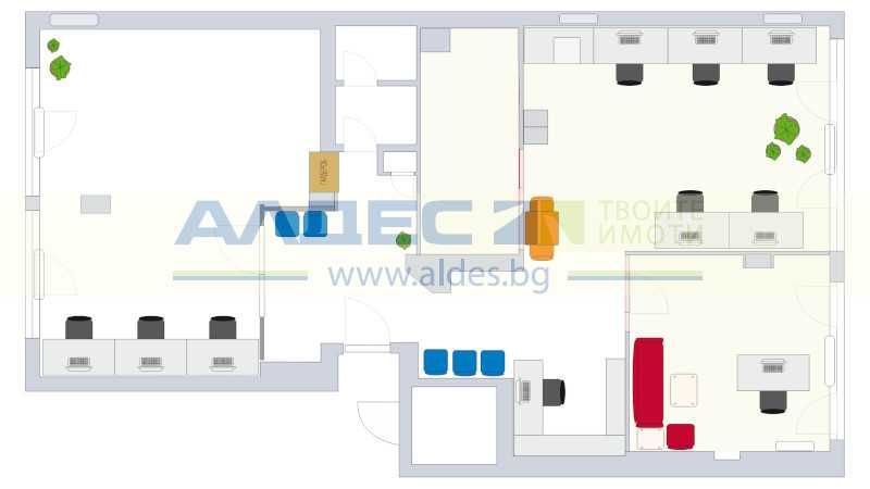 Дава се под наем Офис в София, Борово - 142 кв.м за 1495.83 € - Снимка #16