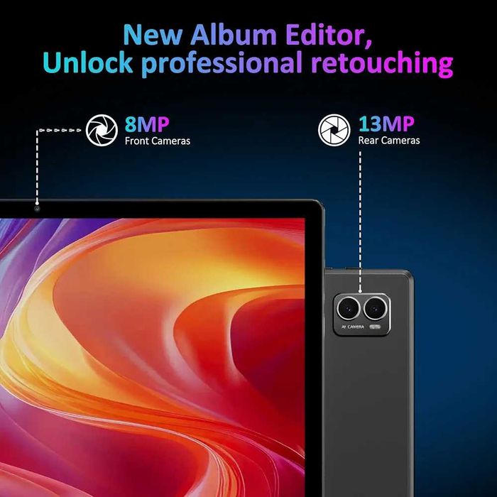 Огромен 14 инчов Таблет BEYNIVAN Android 15 36GB RAM 256GB ROM, USB-C