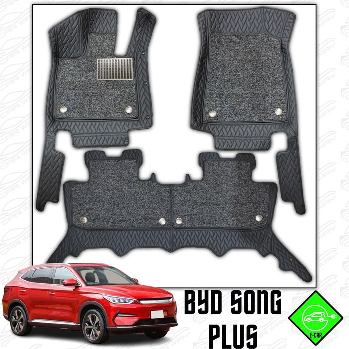 9D polik / коврики для BYD Song plus