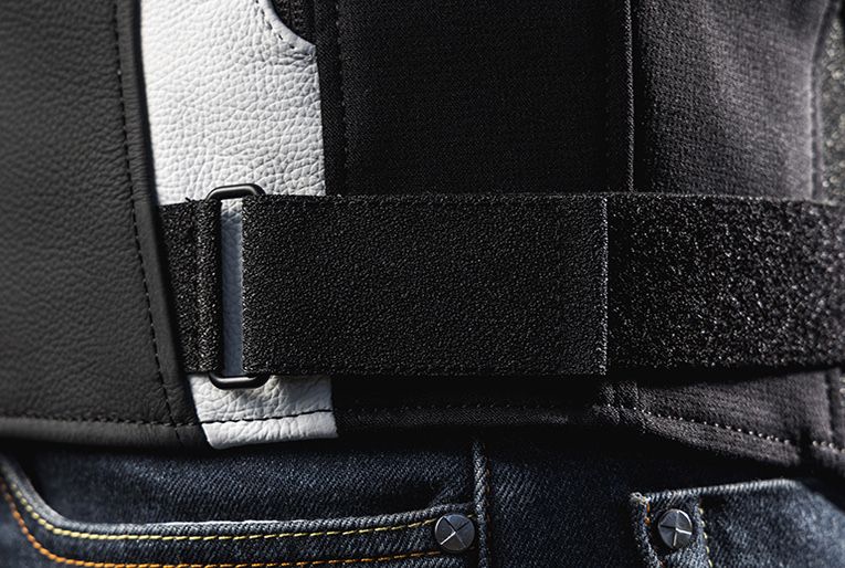 Geaca moto barbati piele Racing Ixon vara model Jackal JKT MS