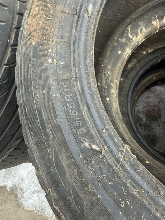 продам шины 255/55/18 зима лето