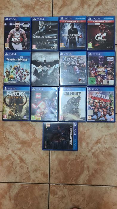 Consola Ps PlayStation 4 PRO 1 TB,4 controlere si 13 jocuri