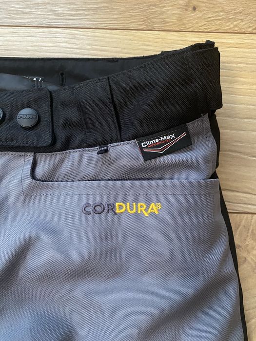 Pantaloni de motocicletă textili FLM Touring3.0 - Negri / Gri,XS 34-36