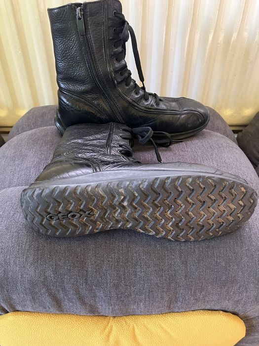 Зимни ботуши Geox тележка кожа