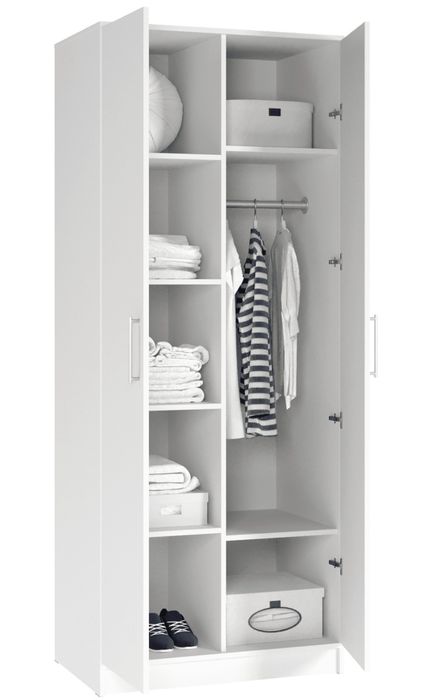 Шкаф белый распашной