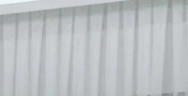Ефирна тюл завеса в бял цвят