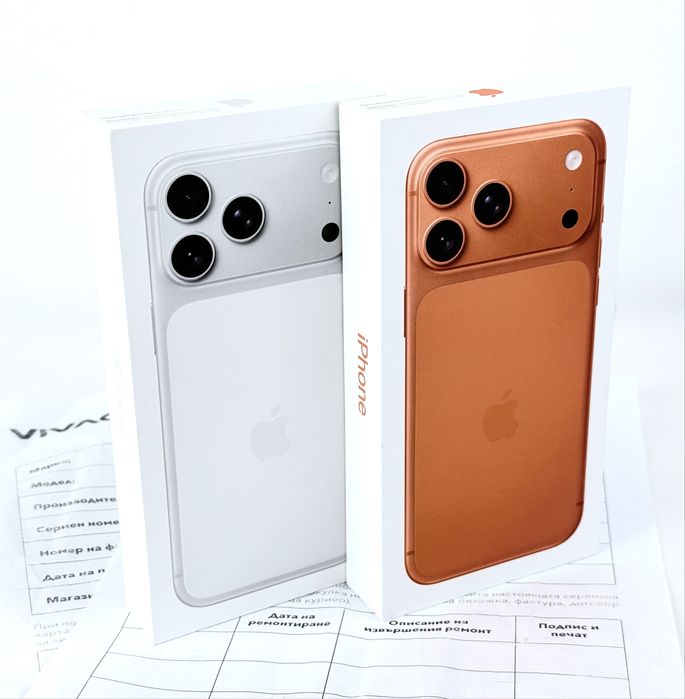 НОВ! Apple iPhone 17 Pro Max 512GB Orange / Silver / Blue 2г. Гаранция