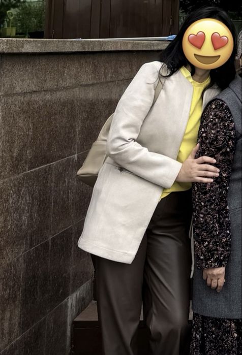 Пиджак женский замшевый