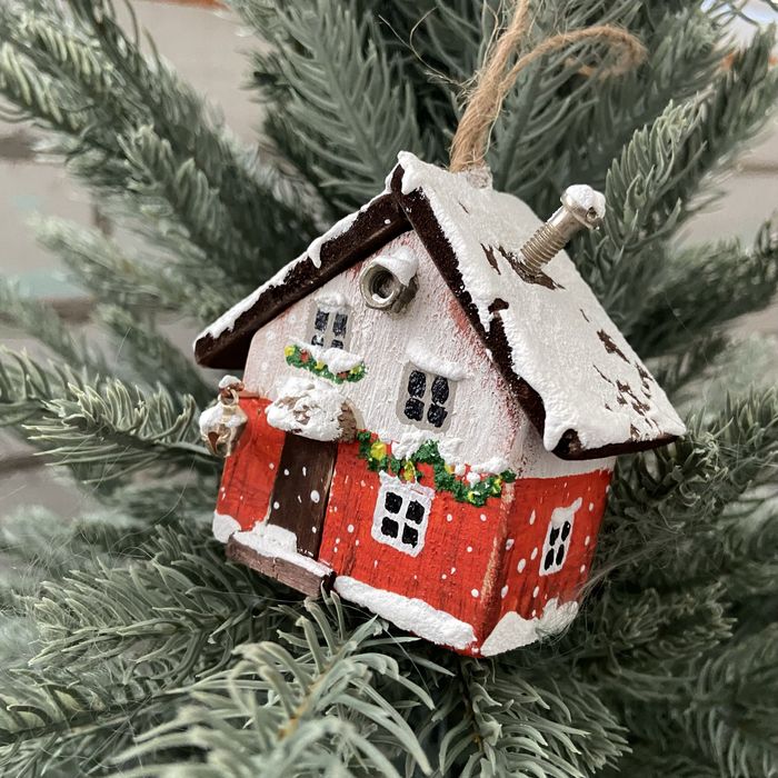 Домики. Елочные игрушки