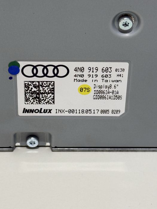 MMI дисплеи Audi A8 D5 / A6 C8 / A7 C8 / Q7 4M / Q8 – 10.1” и 8.6”
