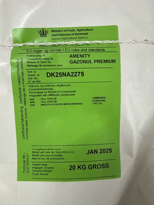 Gazon premium sac 20 kg