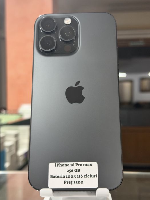iPhone 16 pro max Pret 3500