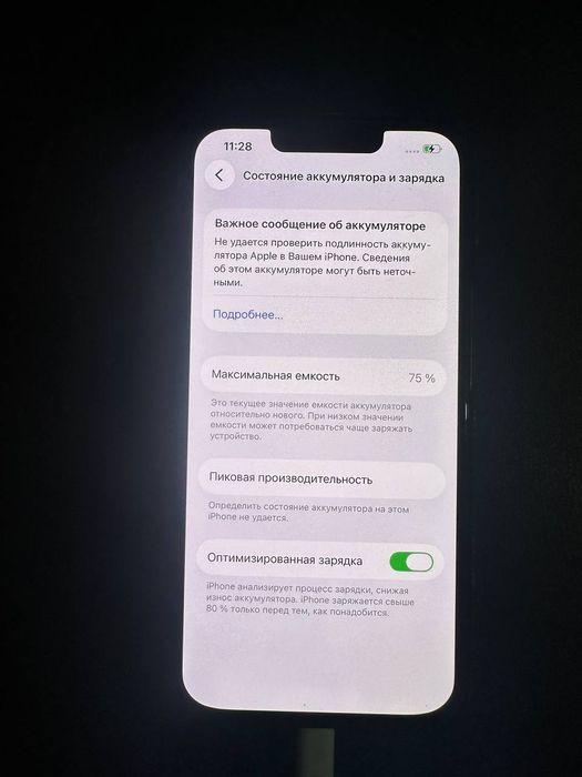 Iphone 13 pro 128 gb akk:75%