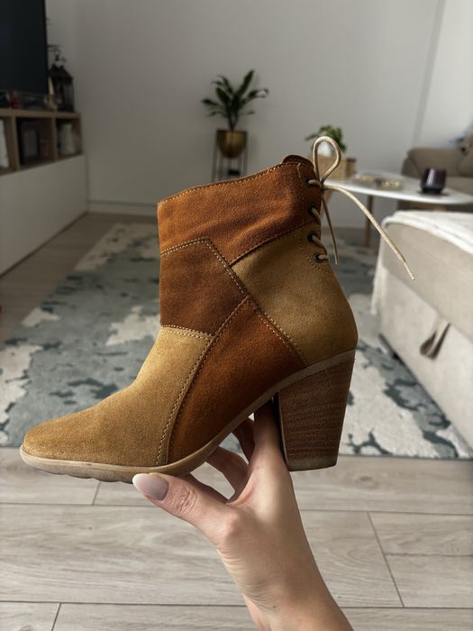 Botine din piele , 36