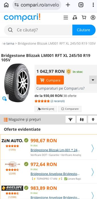 Jante BMW  X3  X4  R19" G01  G02  Seria 5 G30 5x112 cu anvelope Brigdestone RFT 245/50/19 DOT5122