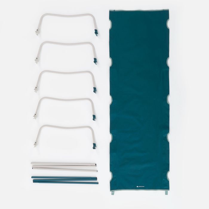Pat camping Basic 60 cm 1 persoană - produs resigilat Decathlon