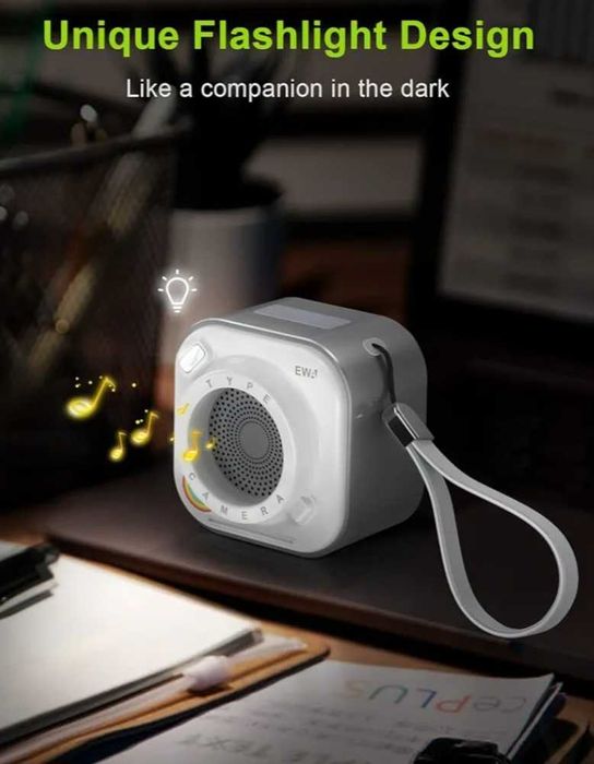 EWA Мини безжичен Bluetooth високоговорител с кабел