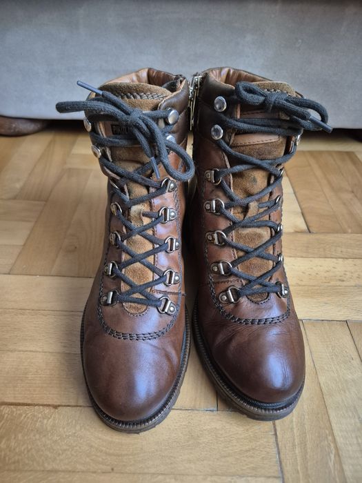 Ghete Pikolinos, Piele Naturală Premium, Made in Spain, Femei - 36