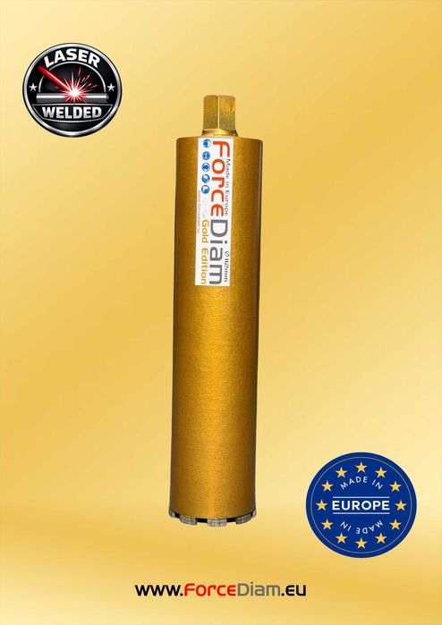 Ø 112 Carota Diamantata ForceDiam Gold Edition, Diametru 112mm,L 450mm