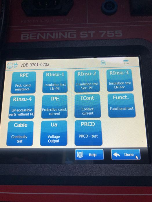 Tester scule si aparate electrice Benning ST 755