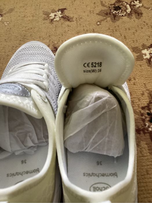 Sneakers scholl darwin, marimea 36, culoare alb cu gri