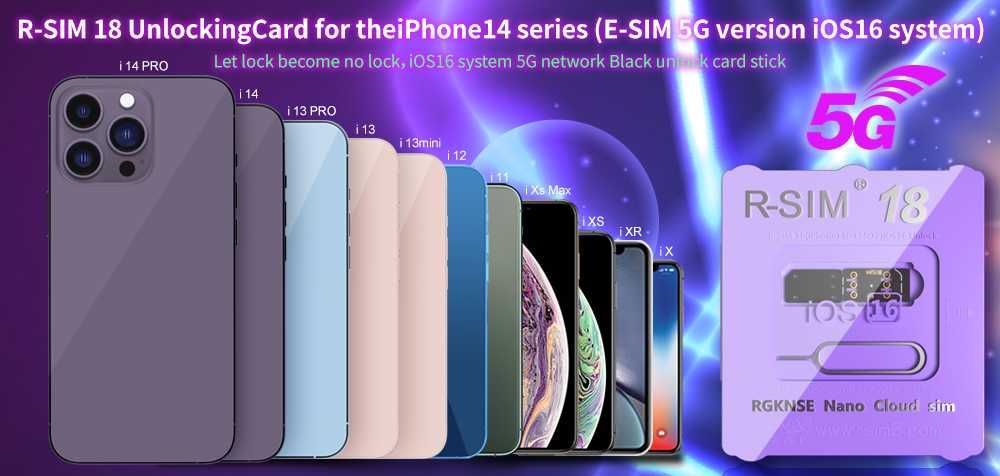 ПРОМО R Sim 19 за ОТКЛЮЧВАНЕ на iPhone 6 до 14 Pro Max