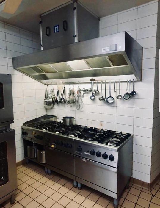 Insulă de bucătărie profesională Zanussi cu alimentație cu gas