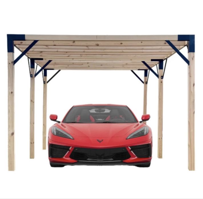 Vind pergola din lemn