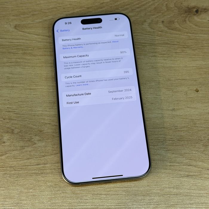 iPhone 16 Pro Max 256GB 90%