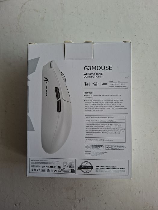 Продам игровую мышку Attack shark G3