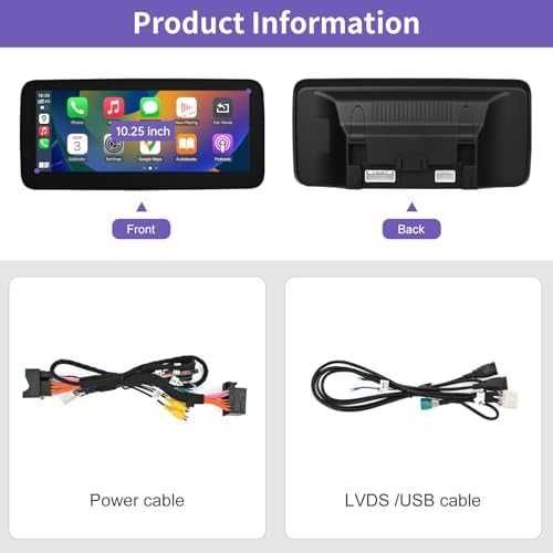 Нов Безжичен CarPlay Android Auto дисплей за кола Mercedes 10.25 инча