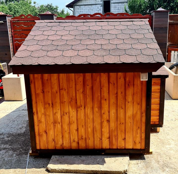 Cusca de caine XXL cu incalzire