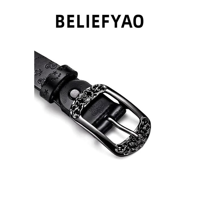 2025 новый кожаный оригинальный ретро-ремень с бабочкой, y2k