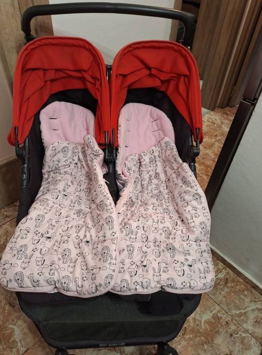 Количка за близнаци Baby monsters Easy twin