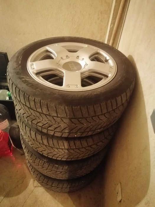Зимни гуми с джанти Ауди 5х112