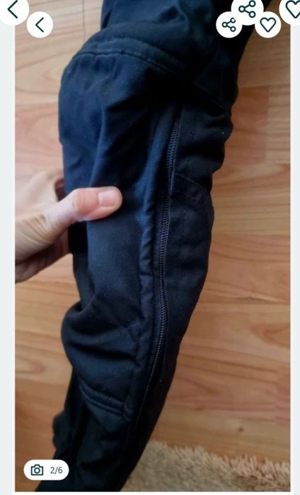 Pantaloni moto impermeabili cu protectii Flying Eagle