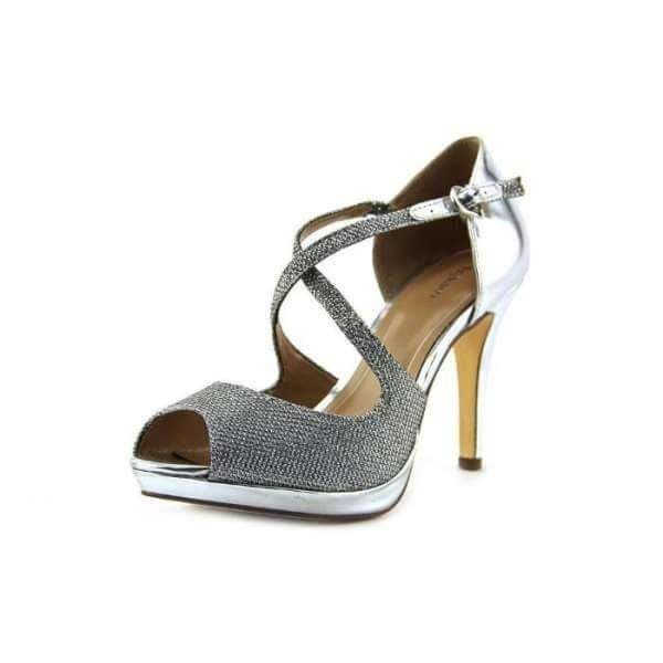 Официални Обувки и чанта в сребро