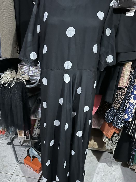 Rochie lunga cu buline