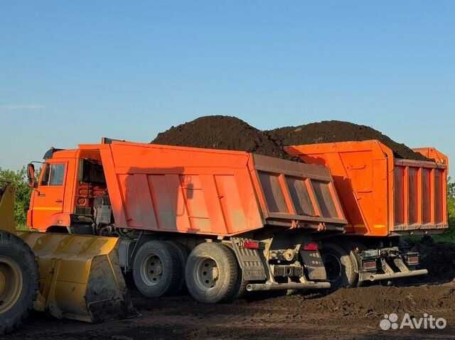 Плодородная земля КамАЗ доставка для сада и участка b270