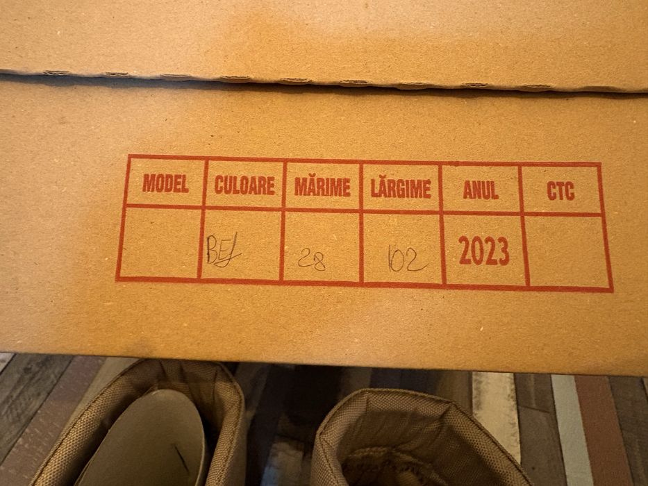 Bocanci militari de vara, marimea 42