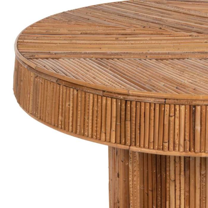 Маса, HM9651, Натурален, Ратан, 100х50см.