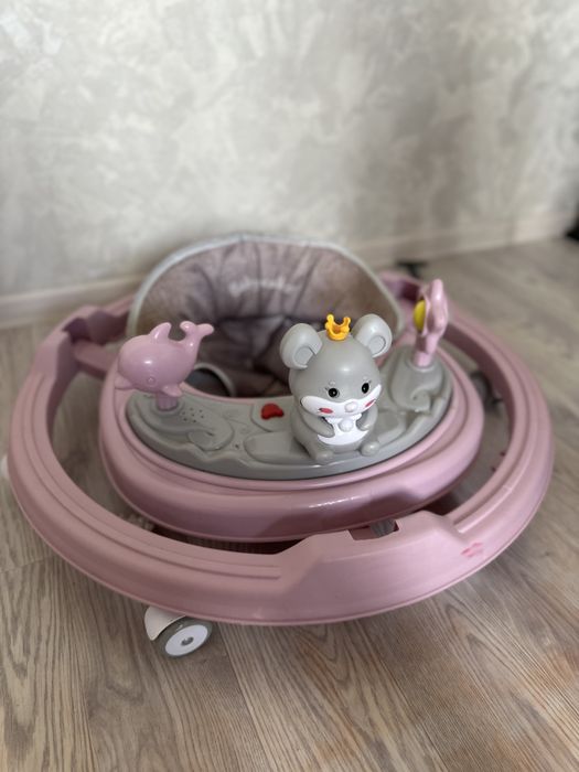 Ходунки детские розовые