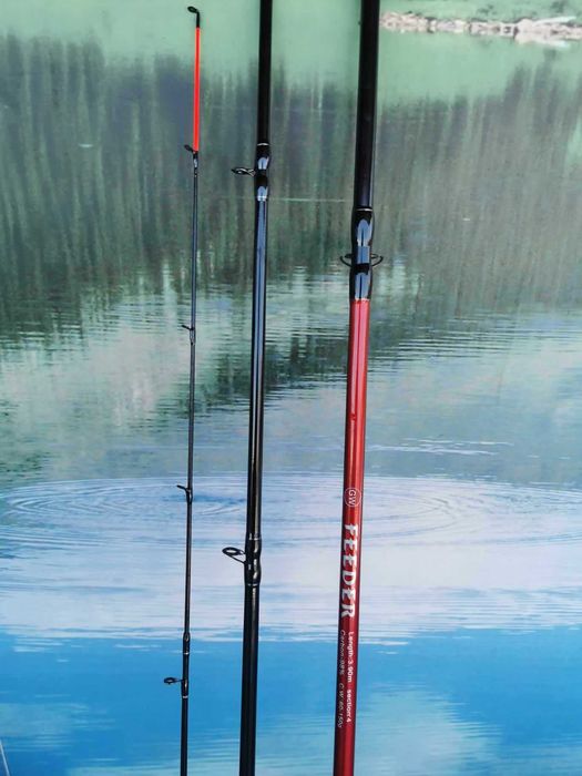 Фидер въдица 3.60 и 3.90мт, акция до 150гр с подарък корда