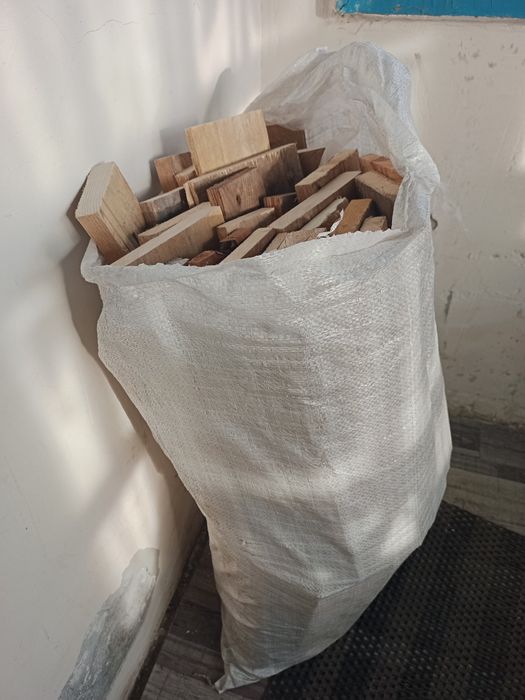 Дрова мешками, сухие