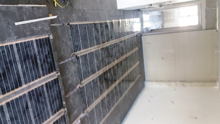 Монтаж на подово отопление инфрачервено под ламинат и кабелно под тера