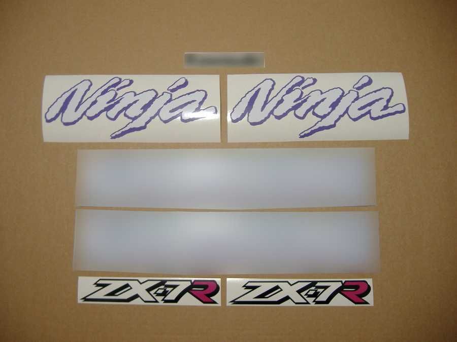 Стикери Kawasaki ZX7R Ninja лепенки кавазаки 750 зх7р zx-7r нинджа